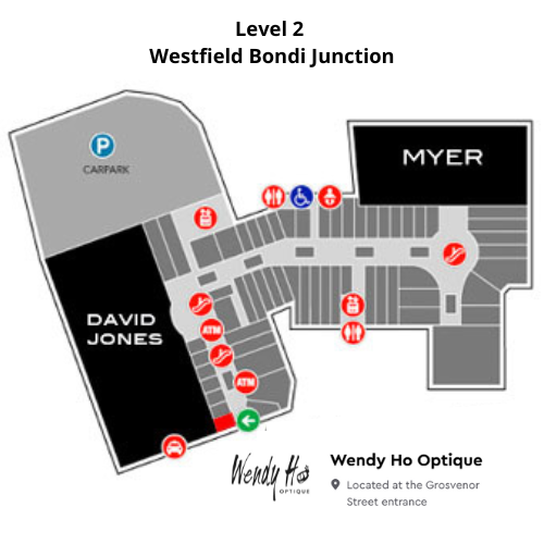 Wendy Ho Optique Westfield Bondi Junction map