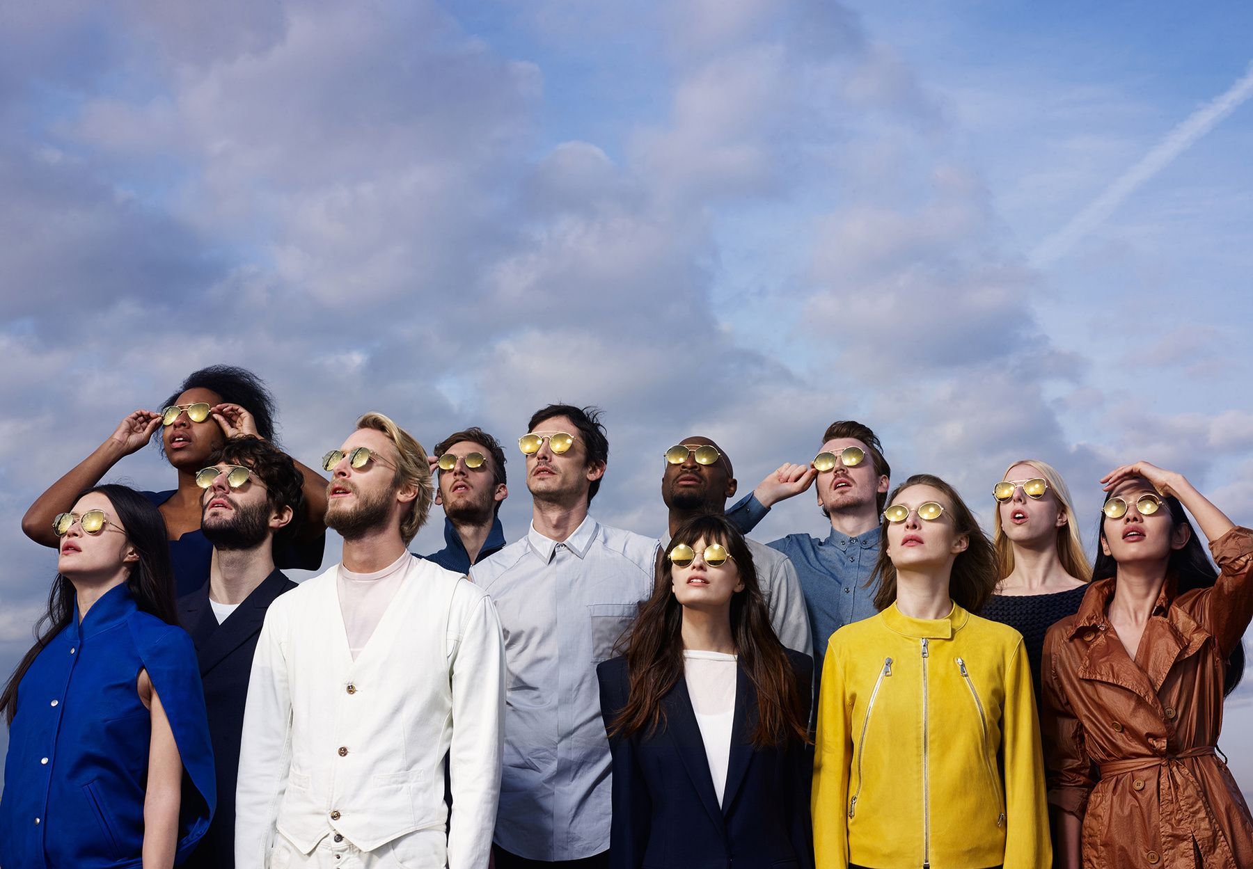 a group of people wearing stylish glasses