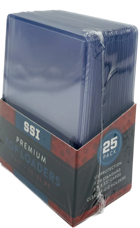 20-35 point top loaders for sports card collecting protection