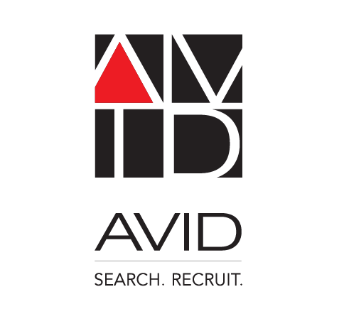 a logo that says building businesses changing lives. AVID Logo