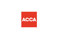The acca logo is in a red square on a white background.