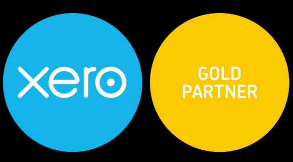 A blue and yellow circle with the word xero on it
