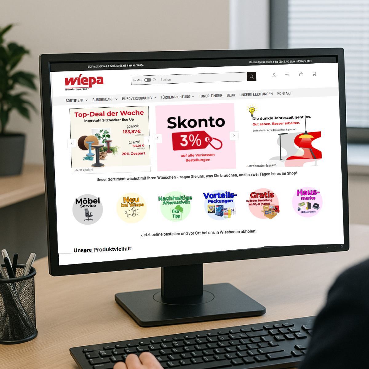Wiepa Onlineshop Vorschau