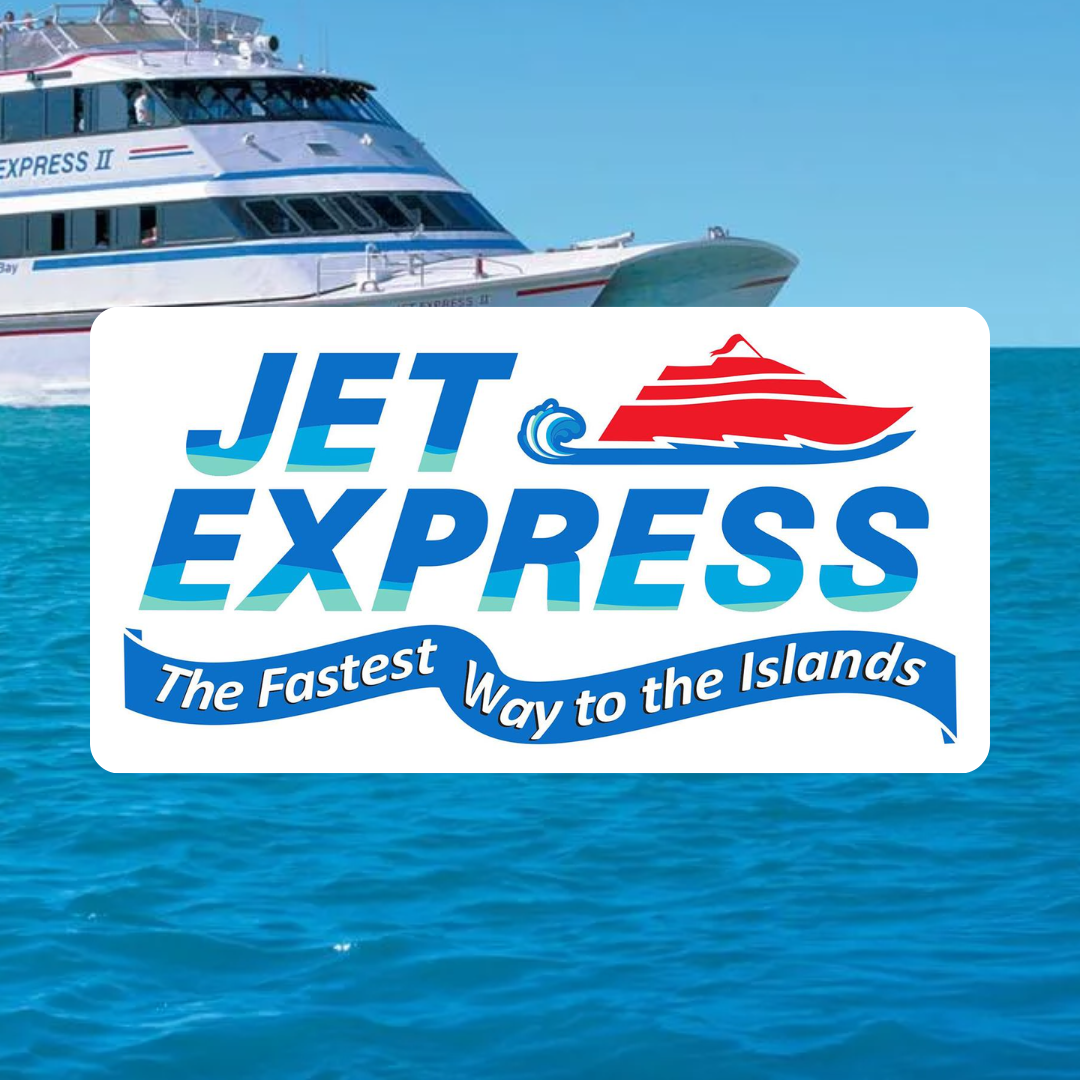 Jet express is the fastest way to the islands