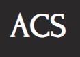 The word acs is written in white on a black background.