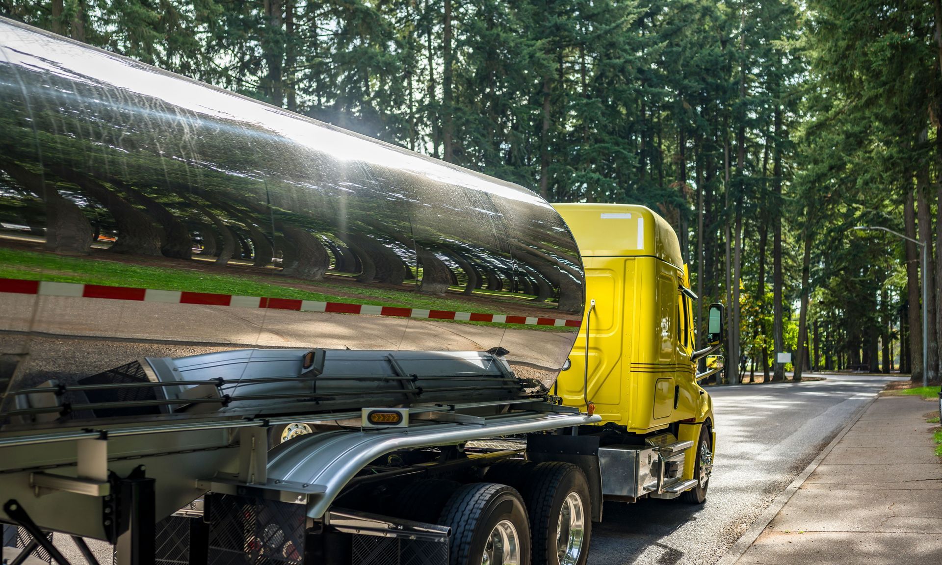 Driving hazmat cargo tank 