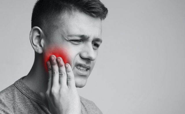 Pain from grinding teeth