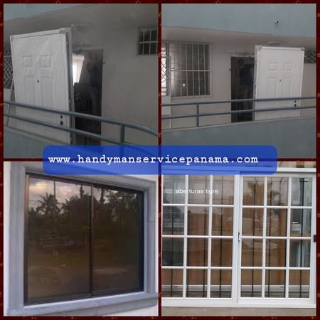 Handyman Service Panama - Reparación de Ventanas y de Puertas de Baño Corredizas