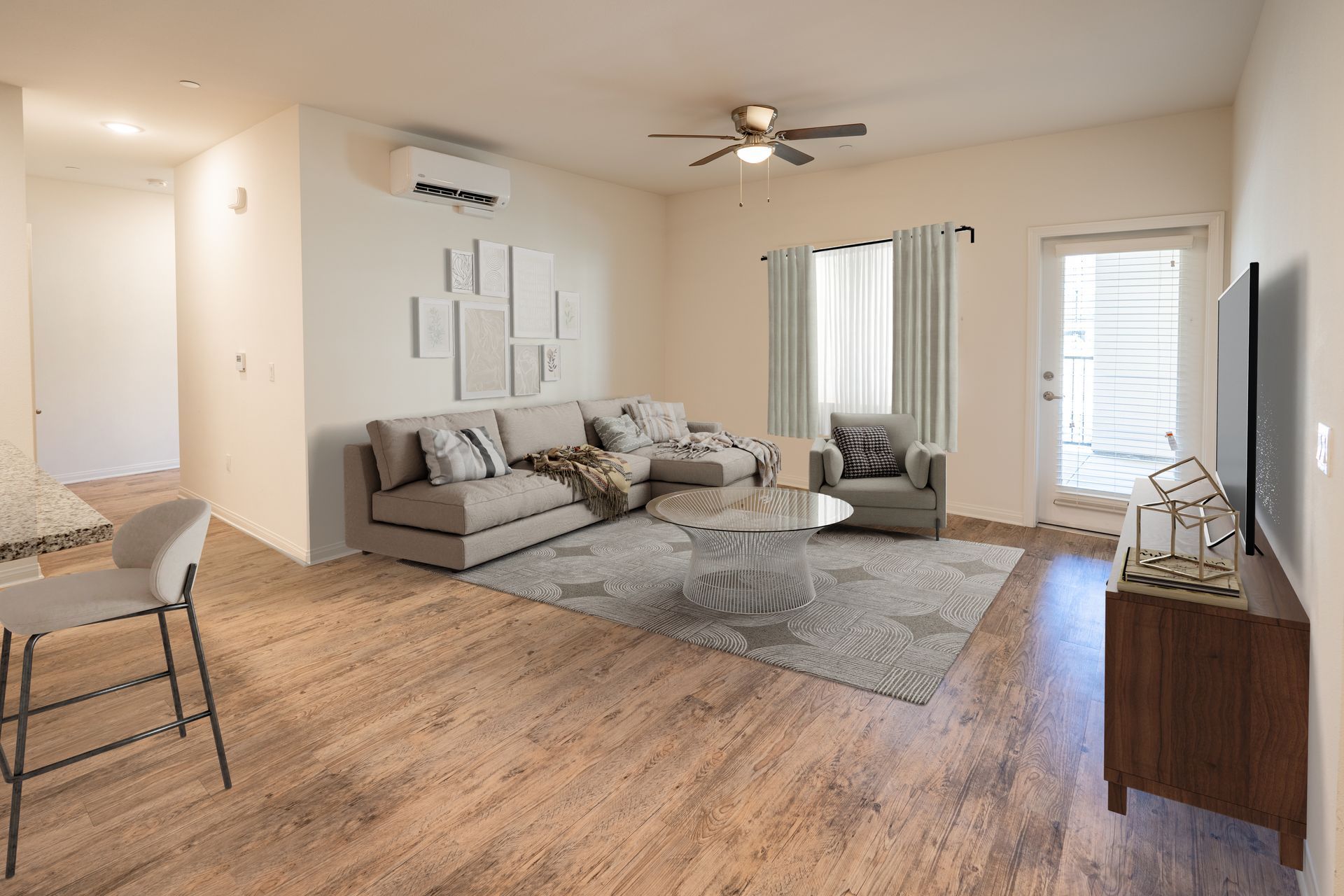 Living room with couch