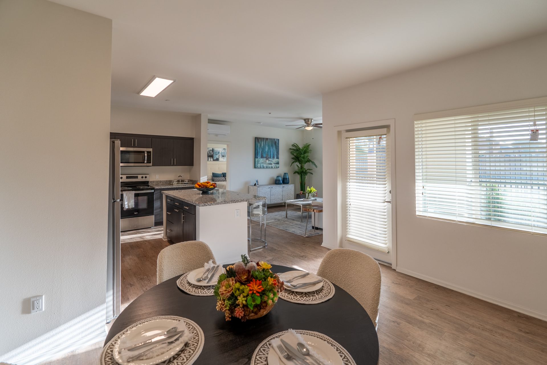 Dinning room and kitchen