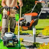 Professional yard maintenance in Dunedin with precise lawn mowing and garden care by FORUDUNEDIN.