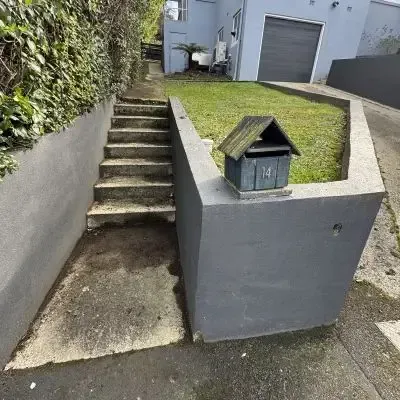 After: Leaf and garden tidy-up, North Dunedin.