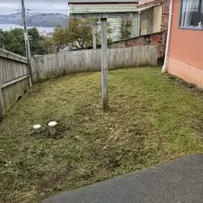 After: Lawn Mowing and edging services for a 30 square metre residential lawn in St Clair.