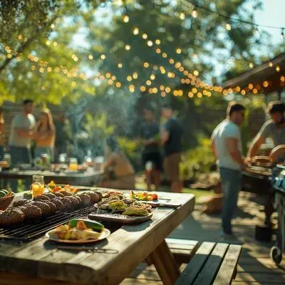 Tidy outdoor entertaining area with clean tables and seating, showing a refreshed space in East Taieri, Mosgiel.
