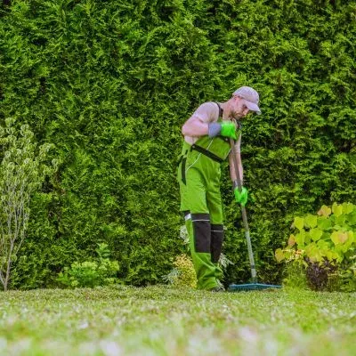 Experienced yard clearing in Dunedin, demonstrating structured vegetation removal and surface protection.