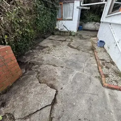 After: Site and tree cutback in St. Clair.