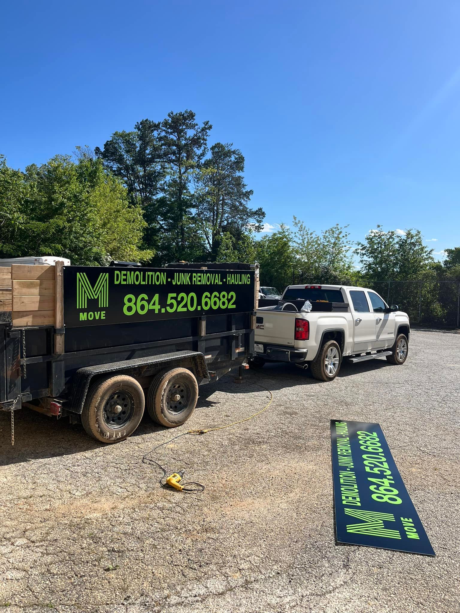 MOVE crew on a junk removal job in the Upstate