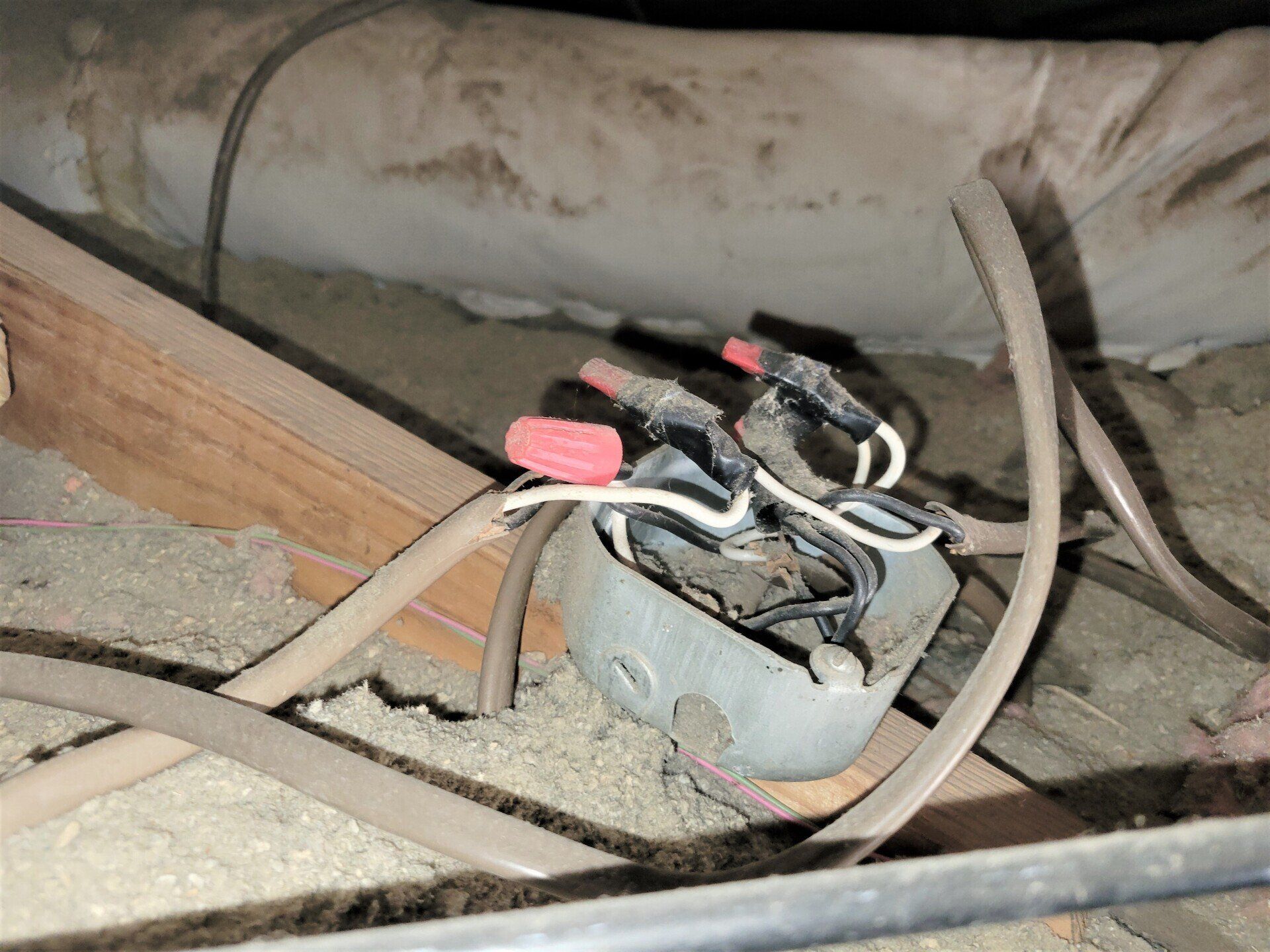 Electrical Wirings Full of Dust — Fort Worth, TX — Hearthstone Professional Inspections