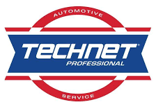 TechNet Automotive Professional logo: Blue and red emblem with 