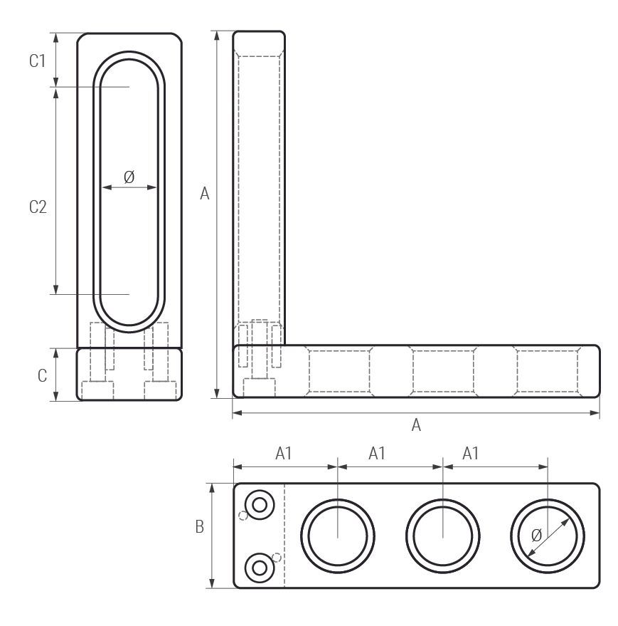 TF•équerre pour table de soudage schéma