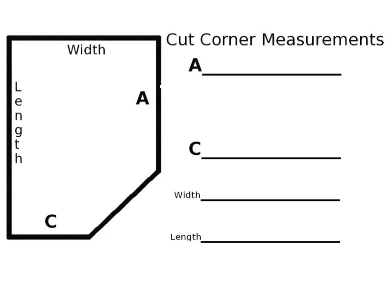 Cut Corner Measurements — Austin, TX — Alamo Glass, Inc.