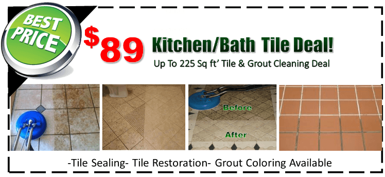 tile and grout steam cleaning