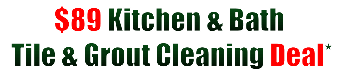 tile and grout steam cleaning deal