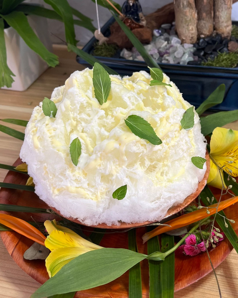 yuzu honeydew kakigori