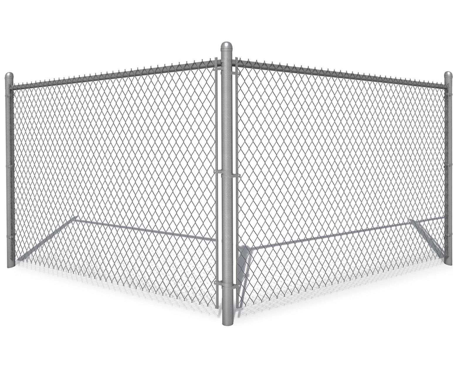 A wooden fence with a reflection on a white background.