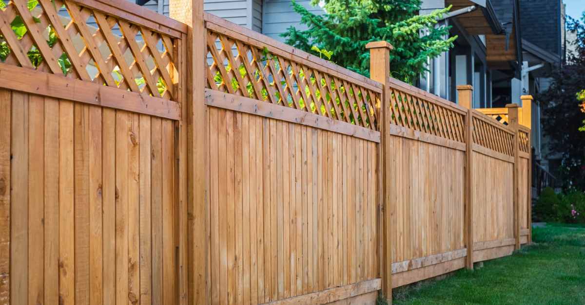 Wood fence installation in Birmingham