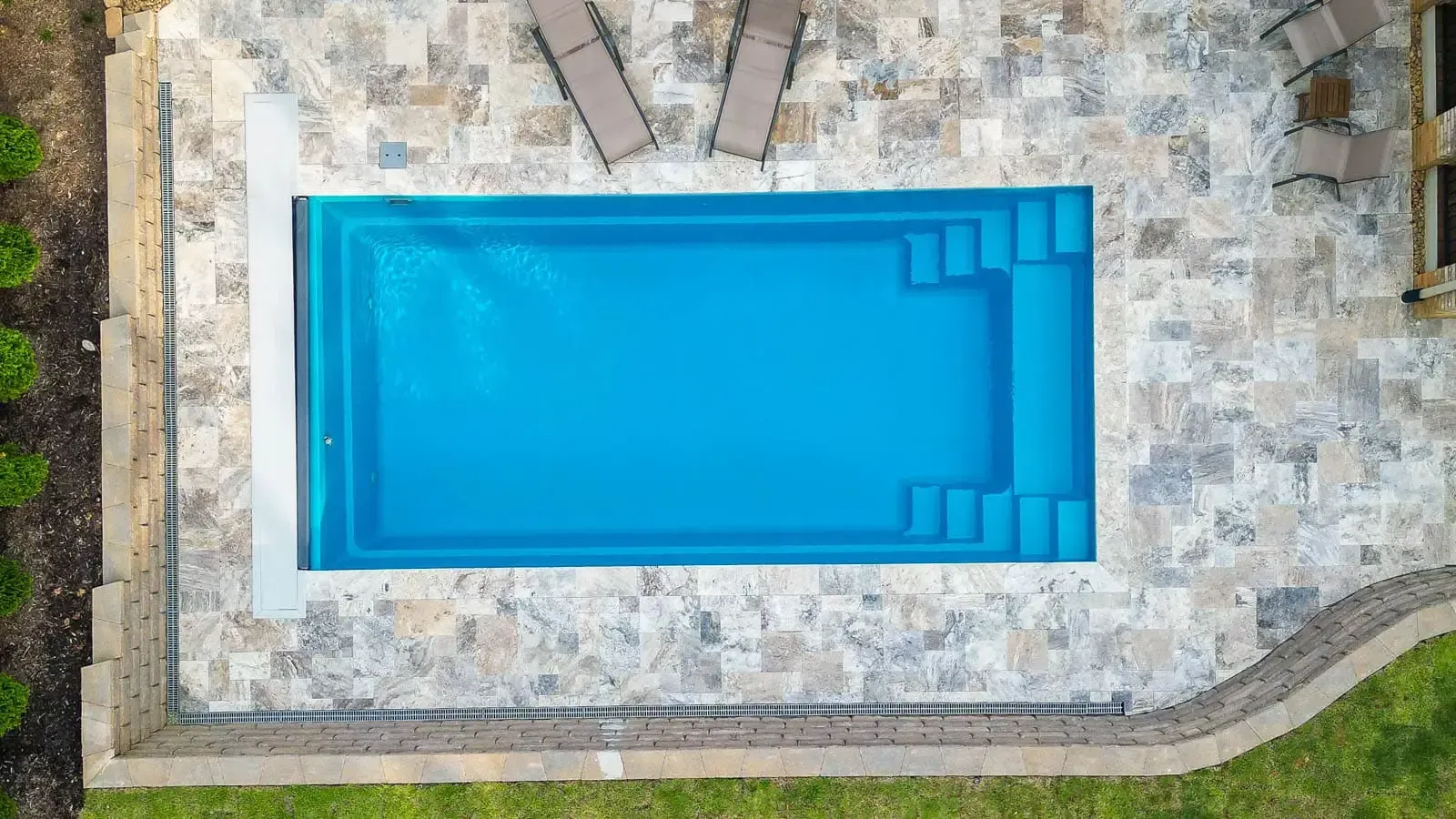 Ariel view of the Freedom Pool Range installed by Poor Boy
