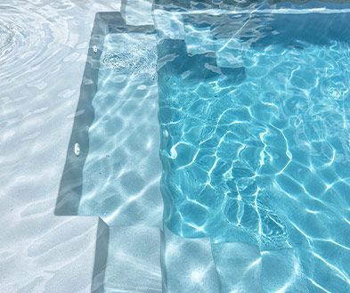 Wide shot of the Ice Silver Pool color. 
