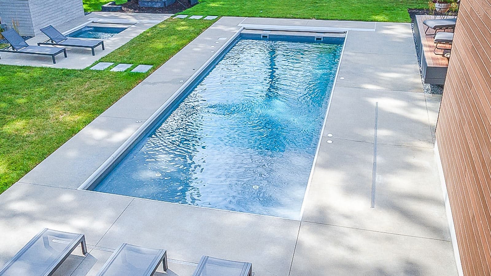 Overhead view of The Freedom Pool Layout