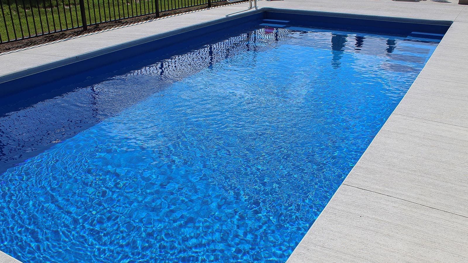 Side view of The Freedom Pool Range with Reff Blue Color