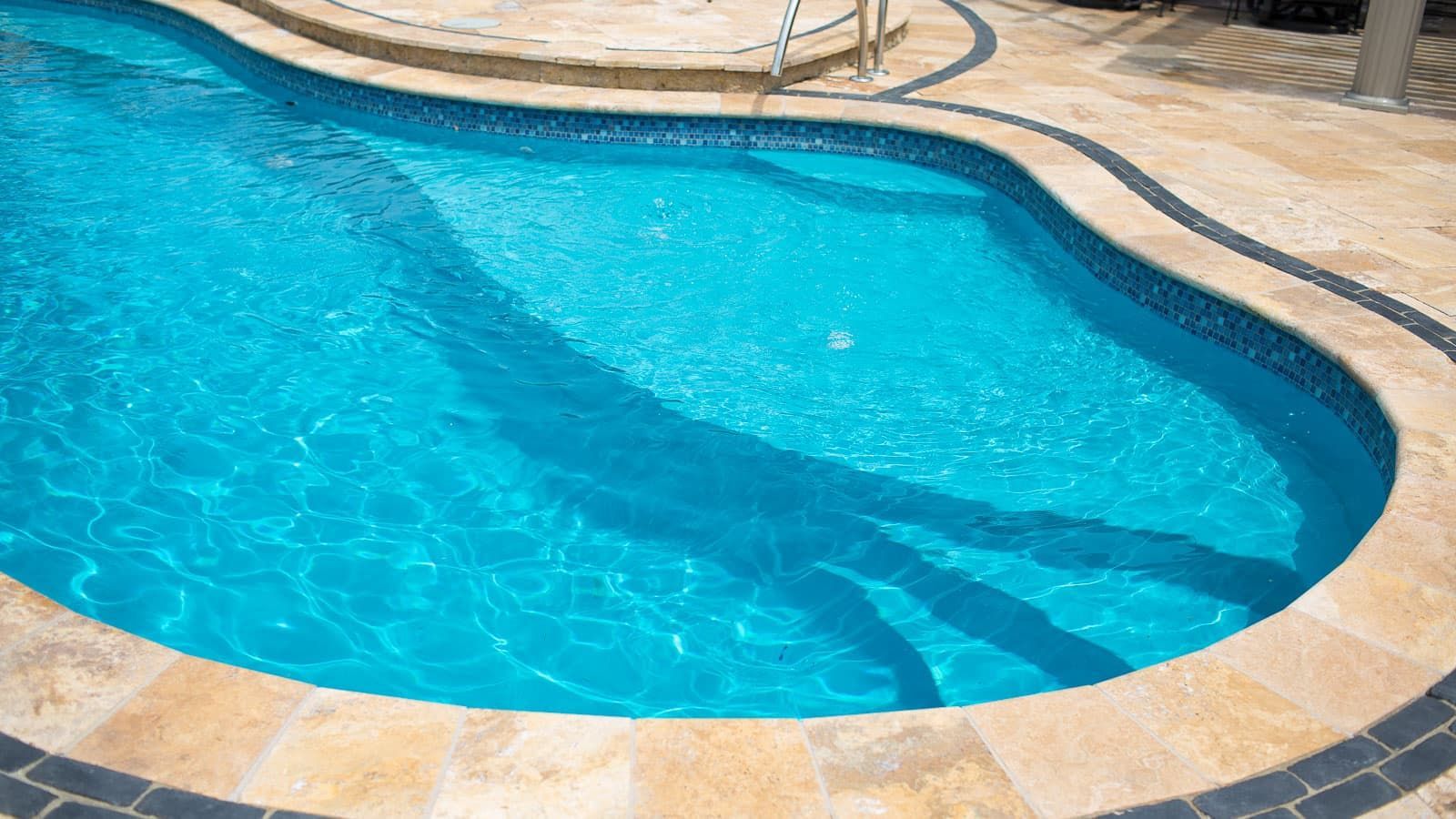 Bench and stairs of The Inspiration Pool Layout by Poor Boy