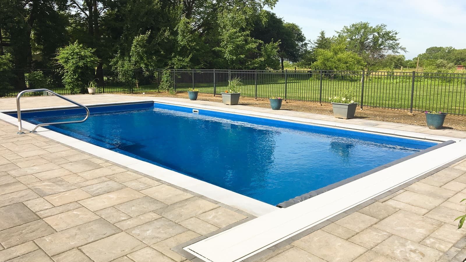 The Marvelous Pool Range with a fenced in pool area