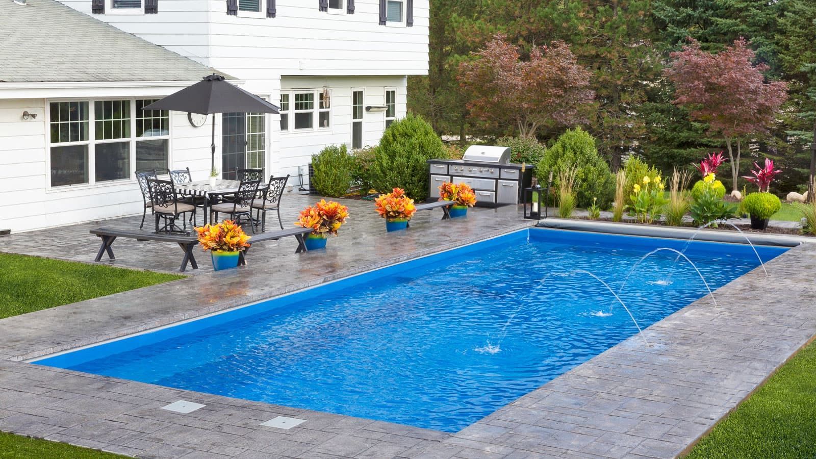The Marvelous Pool Range in Reef Blue by Poor Boy