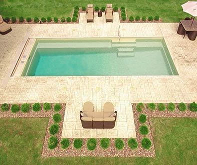 Lifestyle image of the Beach Sand Pool Color