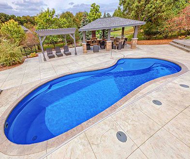 Ocean Blue Pool Color Lifestyle Image