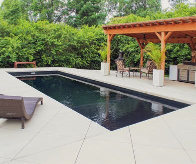 Volcanic Black Pool Interior installed in a Pool by Poor Boy - Lifestyle Image