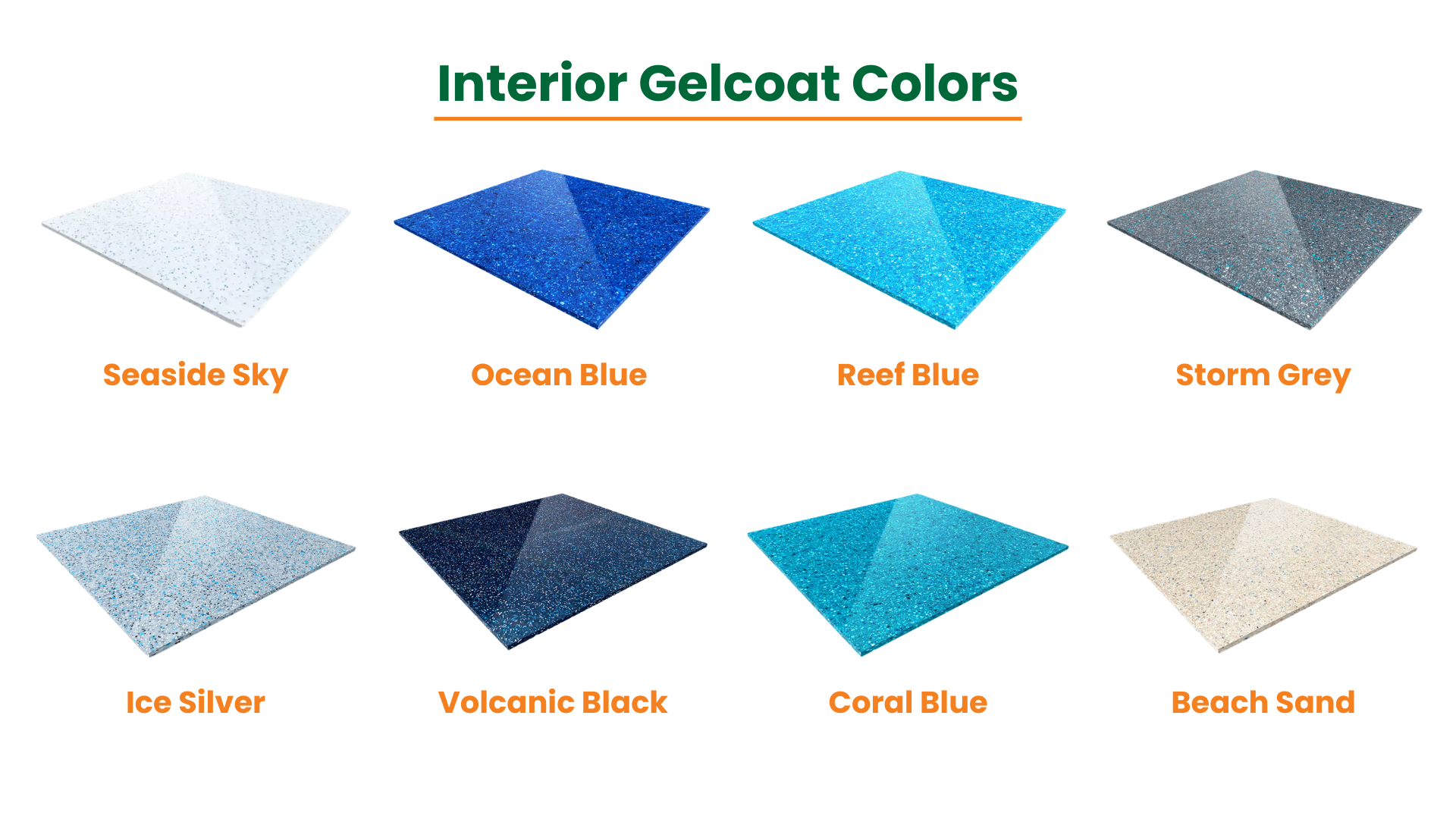 Pool Color Options by Poor Boy