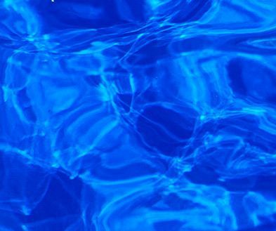 Ocean Blue Pool Color through the water. 