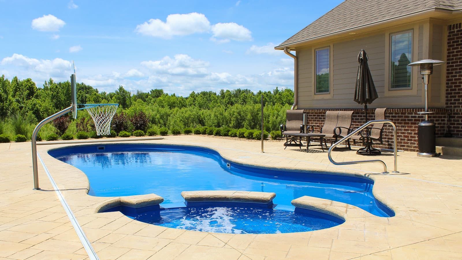 The Brilliant Pool Layout in a luxury residential setting