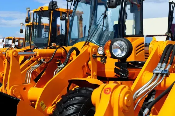 Yellow Heavy Construction Equipment — Lubbock, TX — Crawford Radiator Shop