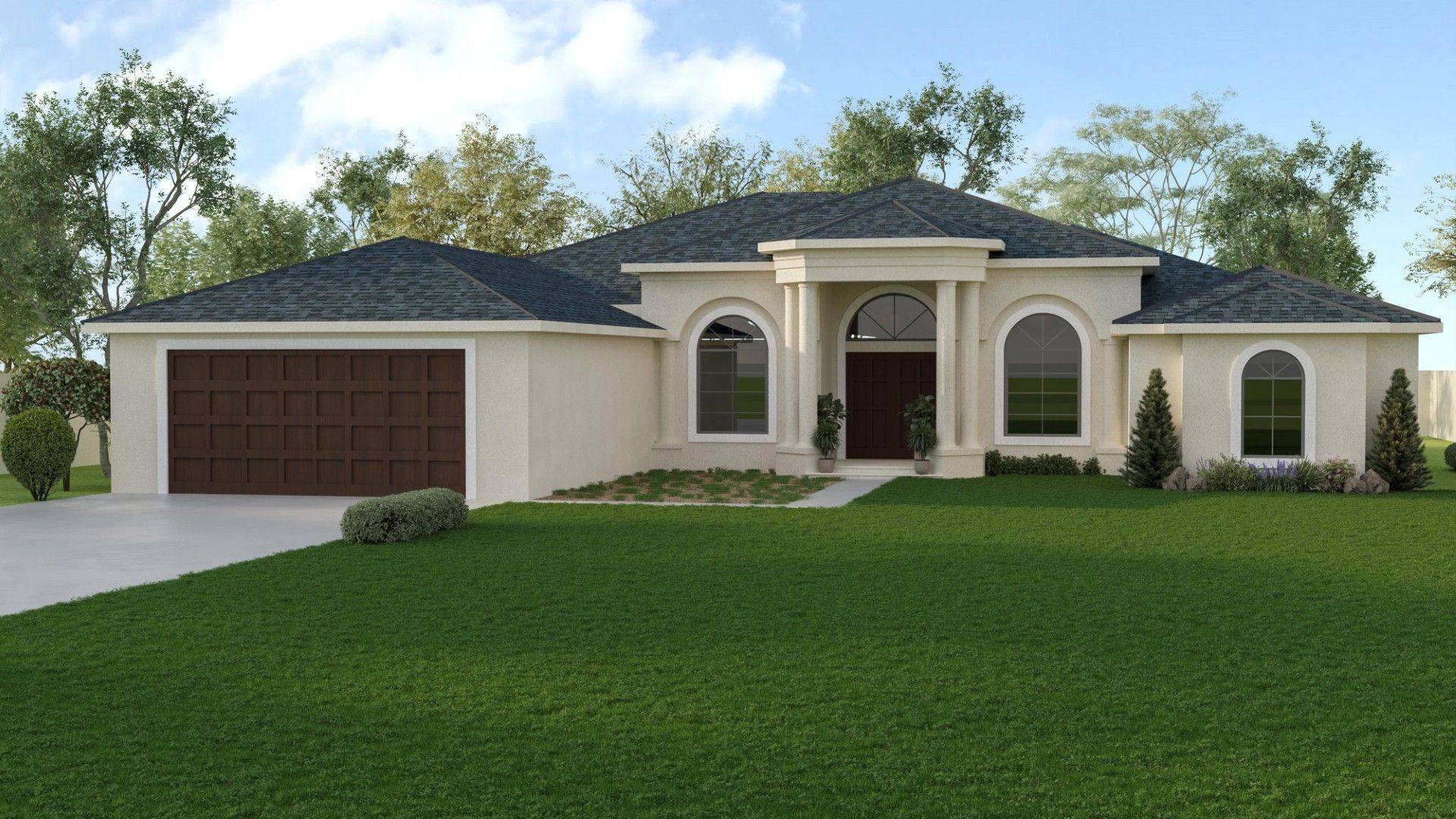 Antigua Custom Home built by Palmwood Construction  