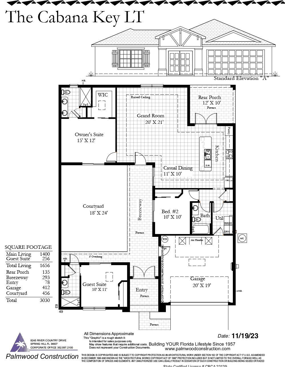 Cabana Key LT. Floor Plan