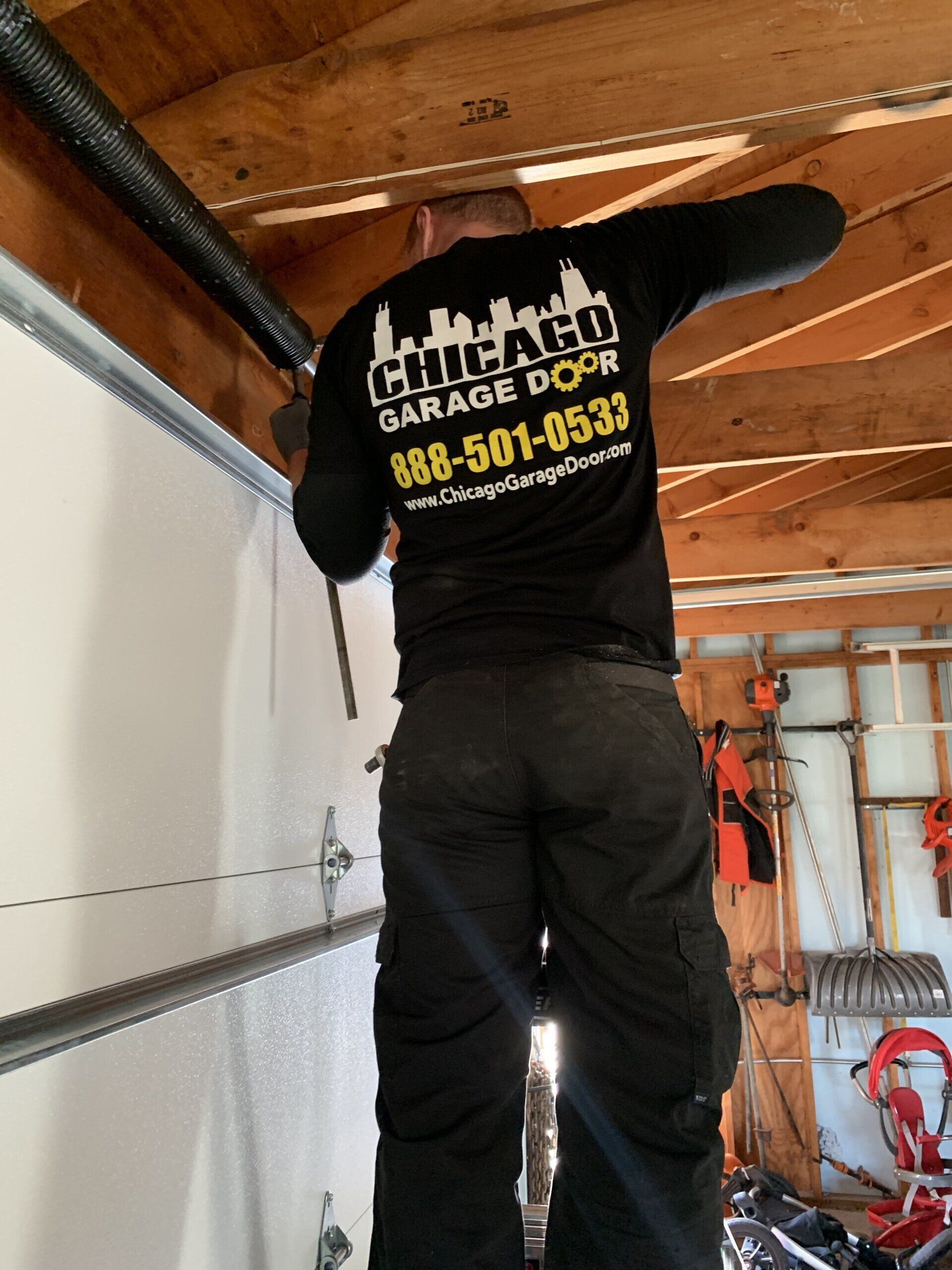 garage door installation work