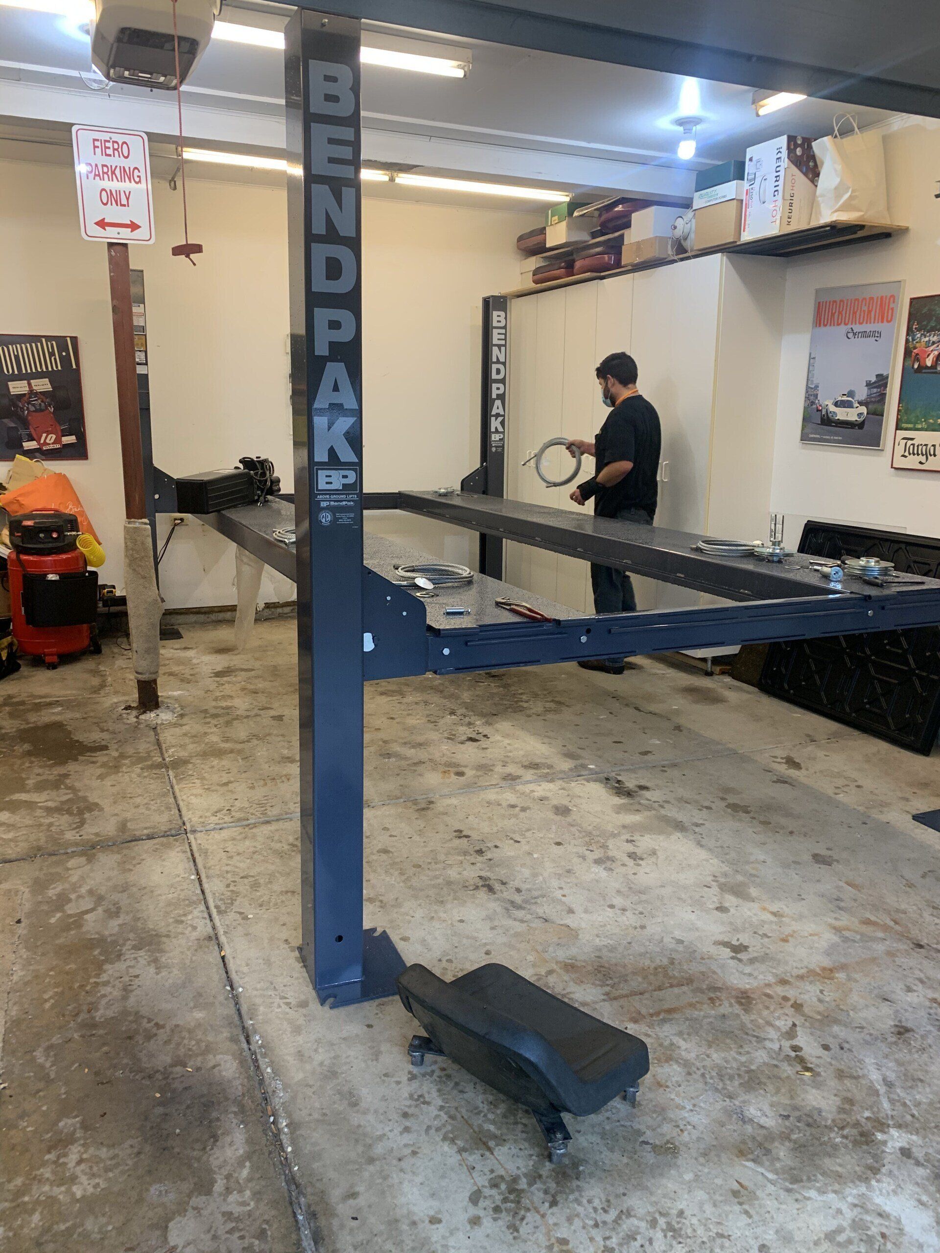 GARAGE CAR LIFT INSTALLATION