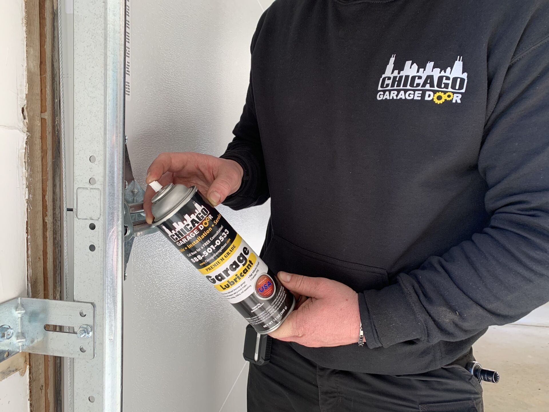 Garage Door Lubricant Chicago
