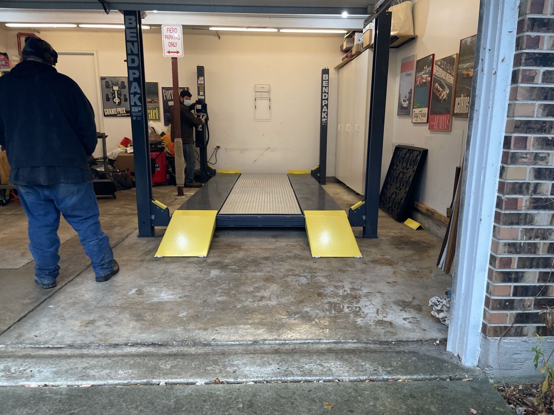 CUSTOM GARAGE CAR LIFT INSTALLATION